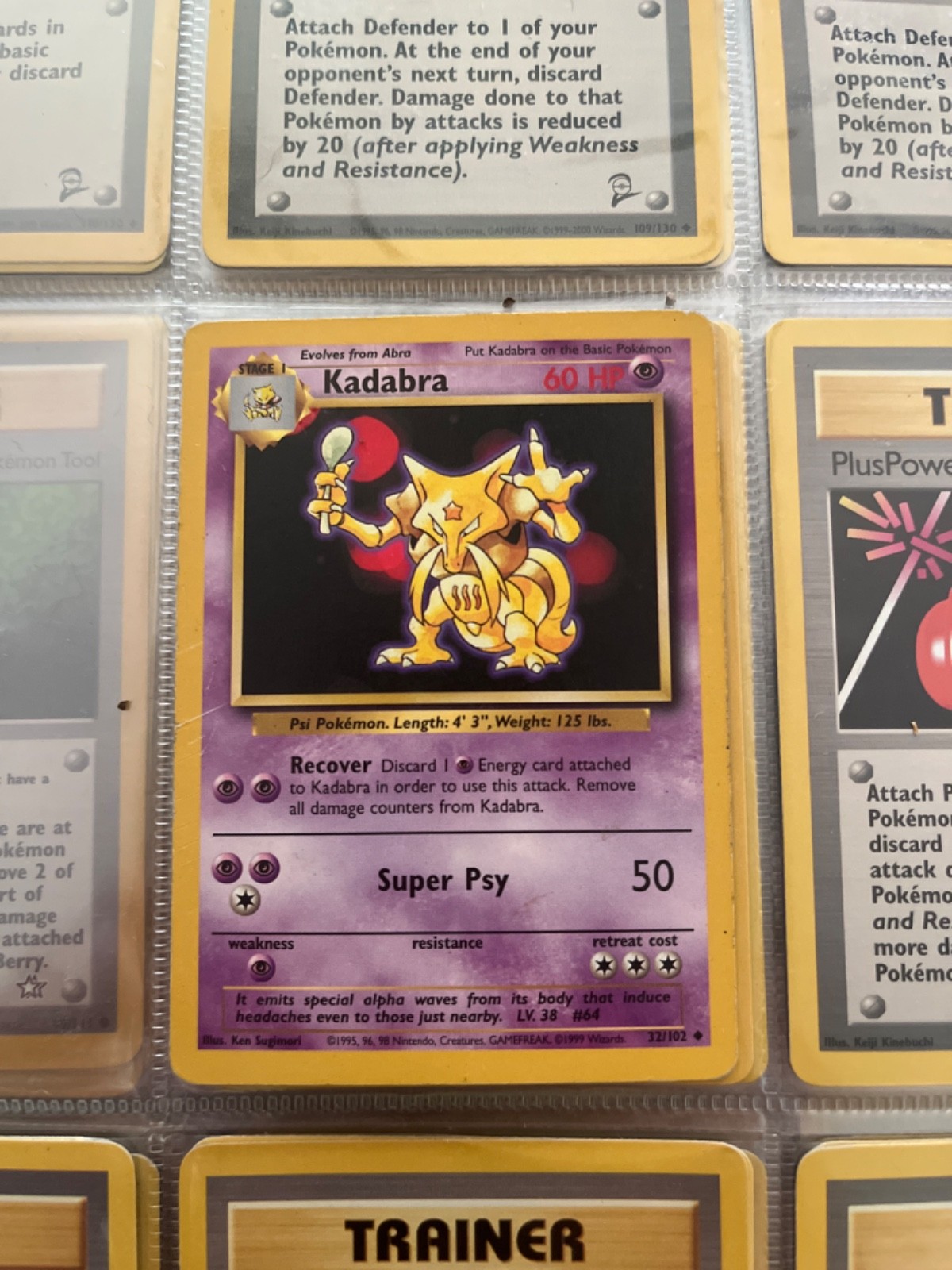 Kadabra 032/102 Base Set Regular