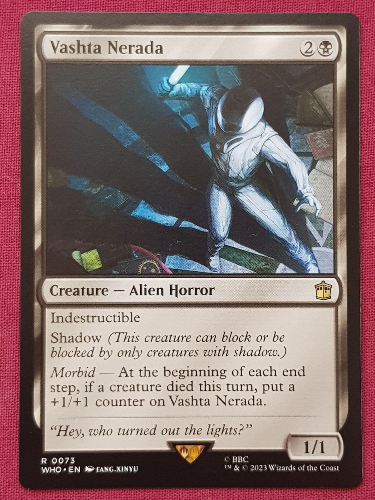 Magic The Gathering DOCTOR WHO VASHTA NERADA black card MTG