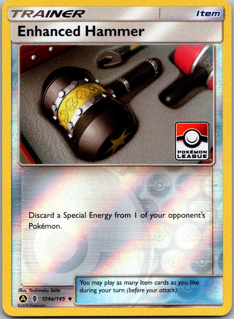 Enhanced Hammer 124/145 Uncommon Guardians Rising Pokemon Reverse Holo Near Mint