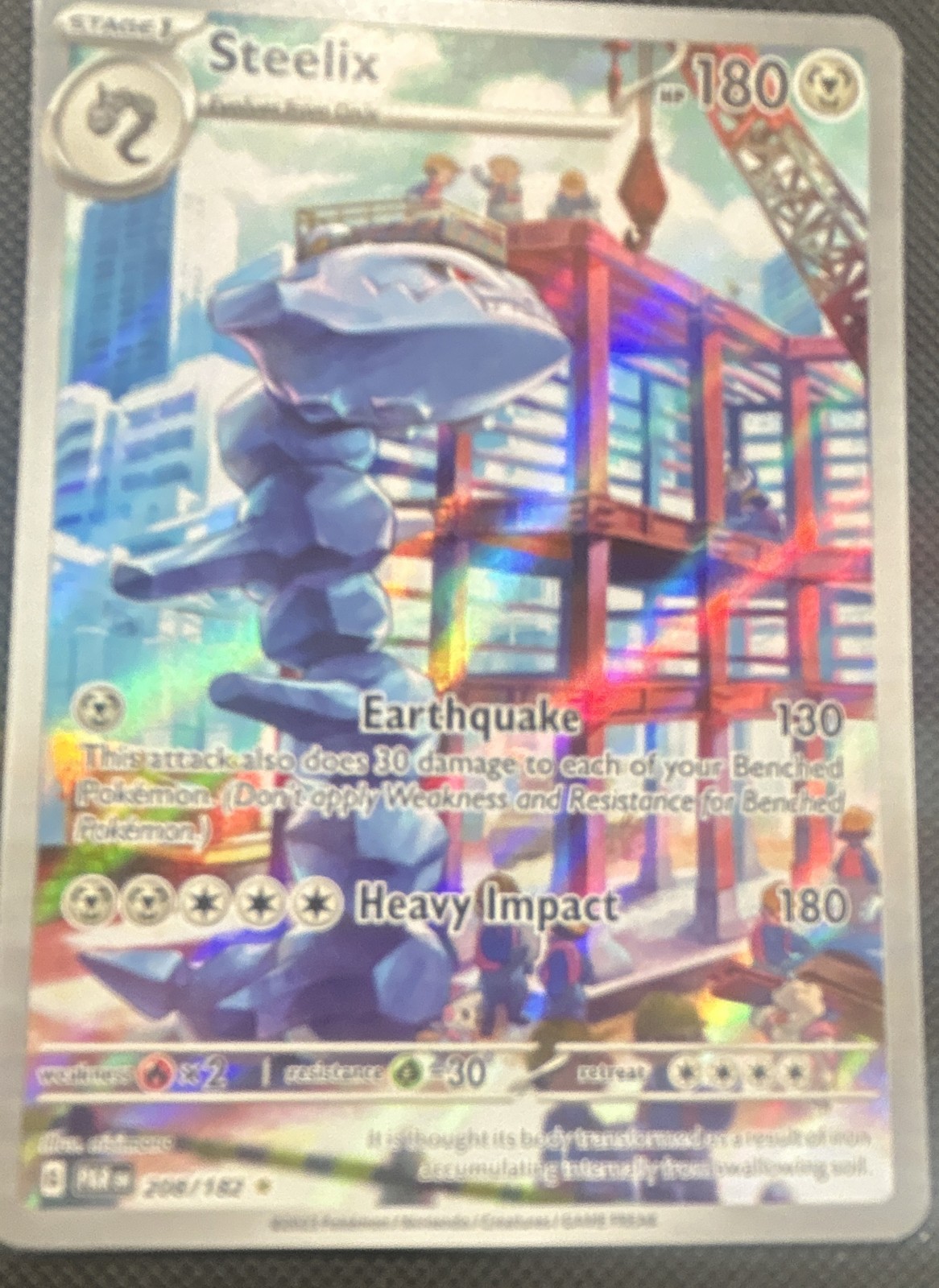 Steelix 208/182 SV04: Paradox Rift Holo