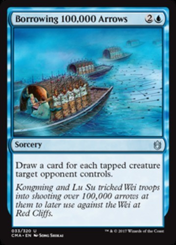1x Borrowing 100,000 Arrows MTG – Commander Anthology – Light Play