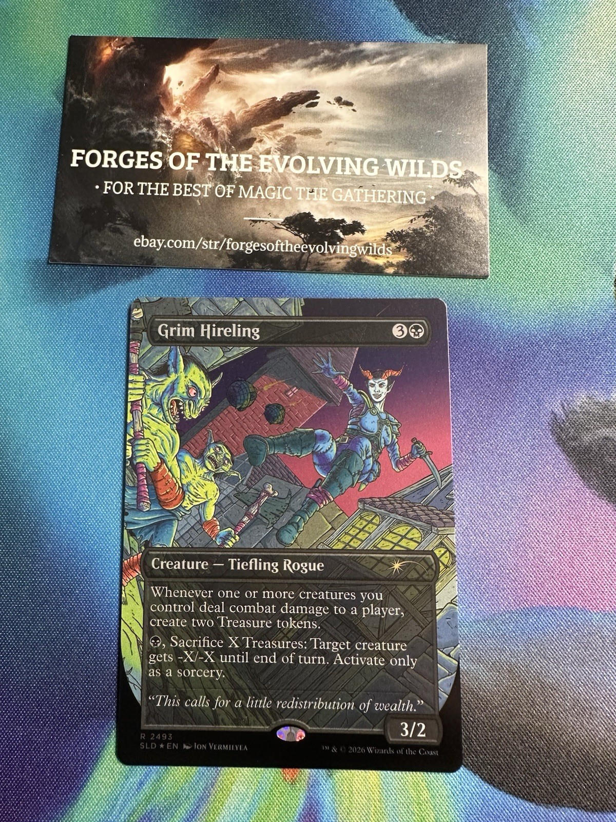 Grim Hireling 2493 Foil Secret Lair Shadows Over Balduer’s Gate D&D