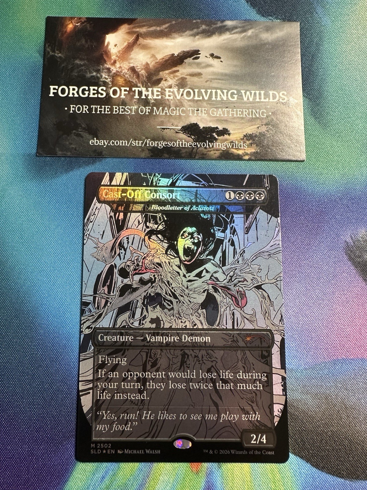 Cast-Off Consort Foil 2502 Bloodletter of Aclazotz Secret Lair Strahd’s Descent
