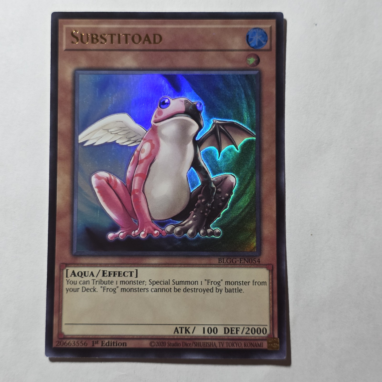 yugioh #BLGG-EN054 Substitoad