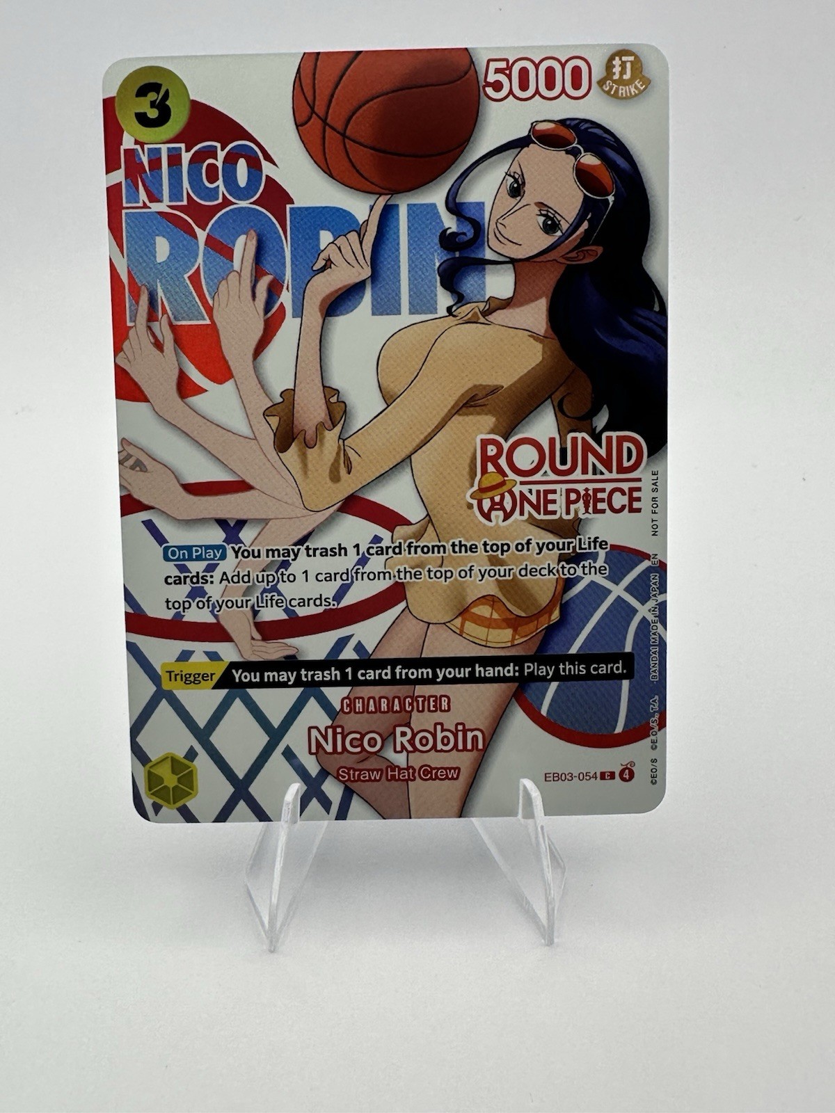 Round 1 x One Piece Nico Robin EB03-054 Promo Card English