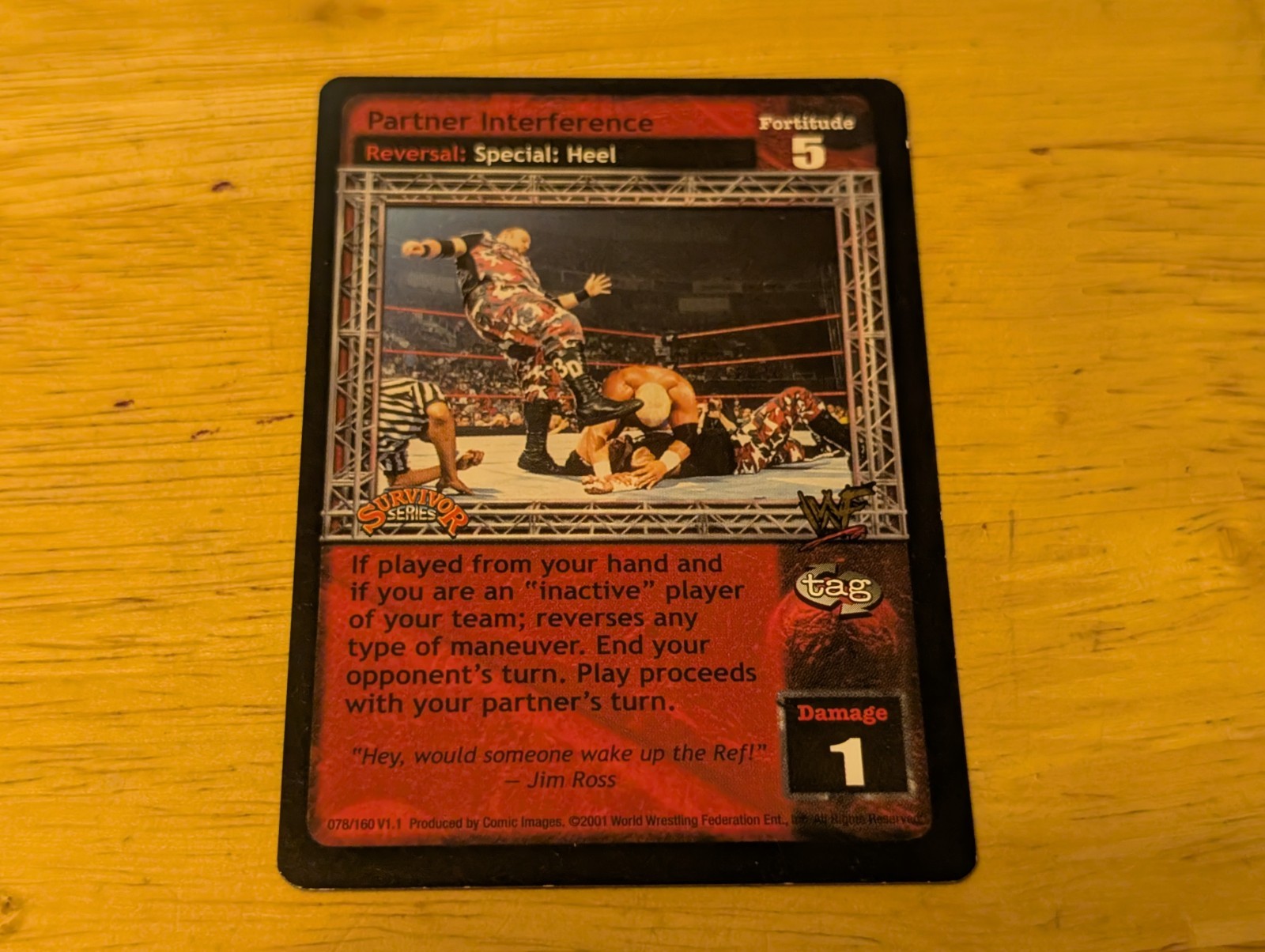 WWE WWF Raw Deal CCG – Partner Interference