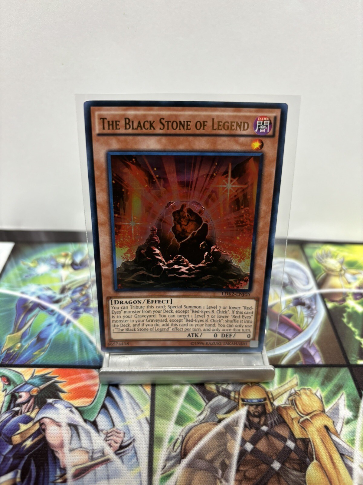 Yu-Gi-Oh! The Black Stone Of Legend Unlimited LDK2-ENJ05 Ultra Rare NM/LP x1