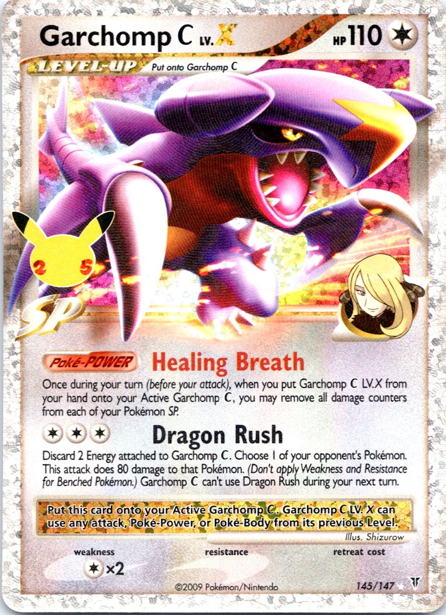 Garchomp C LV.X Holo Classic Collection Celebrations: Classic Collection 145/147