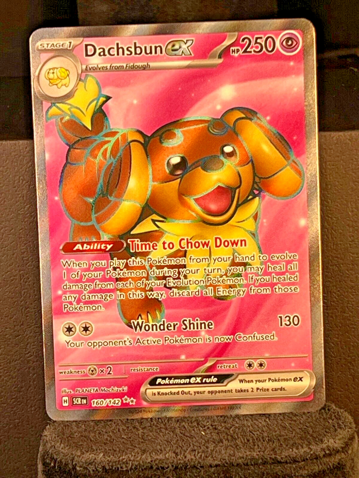 Dachsbun ex 160/142 Sv07: Stellar Crown Holo