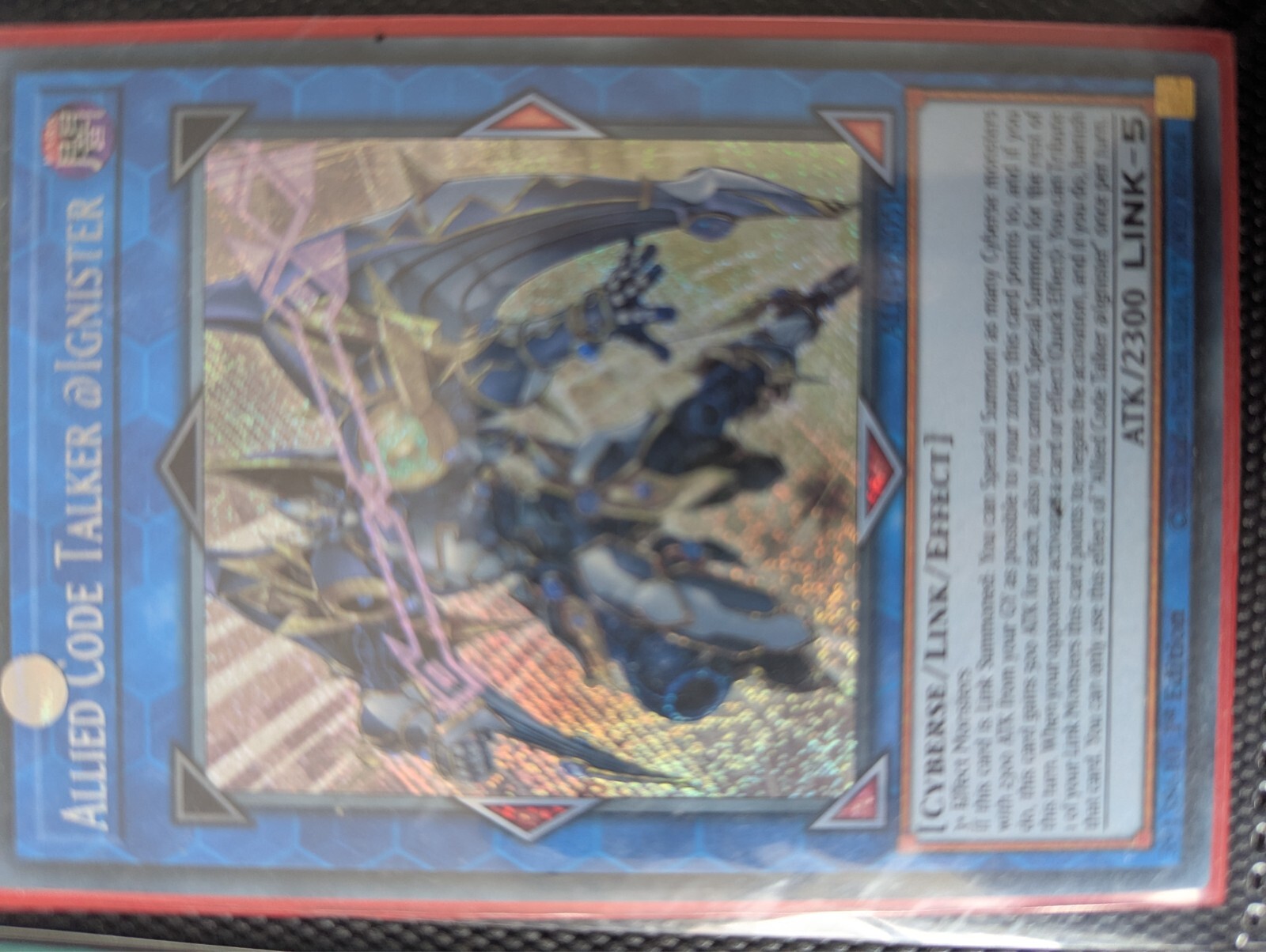Yugioh ALIN-EN051 Allied Code Talker @Ignister Secret Rare 1st Edition