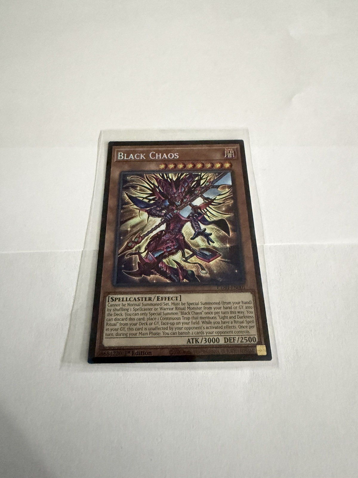 2026 YU-GI-OH! Black Chaos CORI-EN001 1st Edition Secret Rare Foil