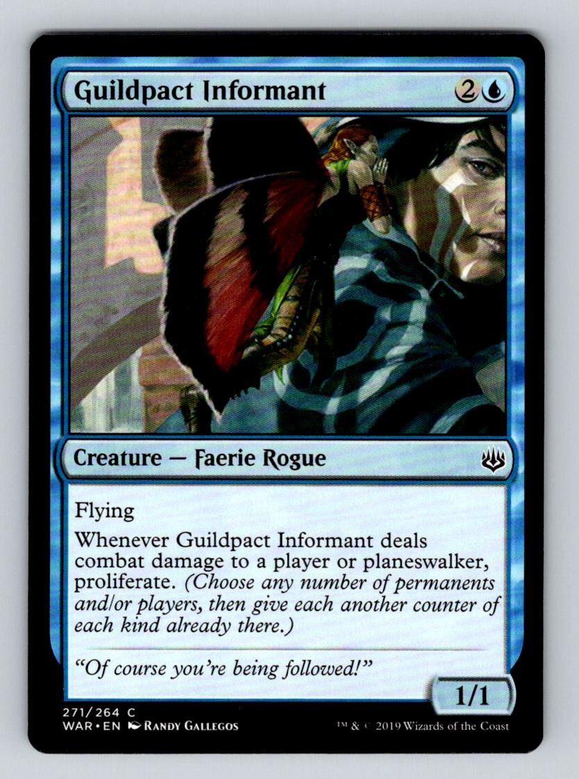 GUILDPACT INFORMANT 271 WAR OF THE SPARK C NM/M GALLEGOS