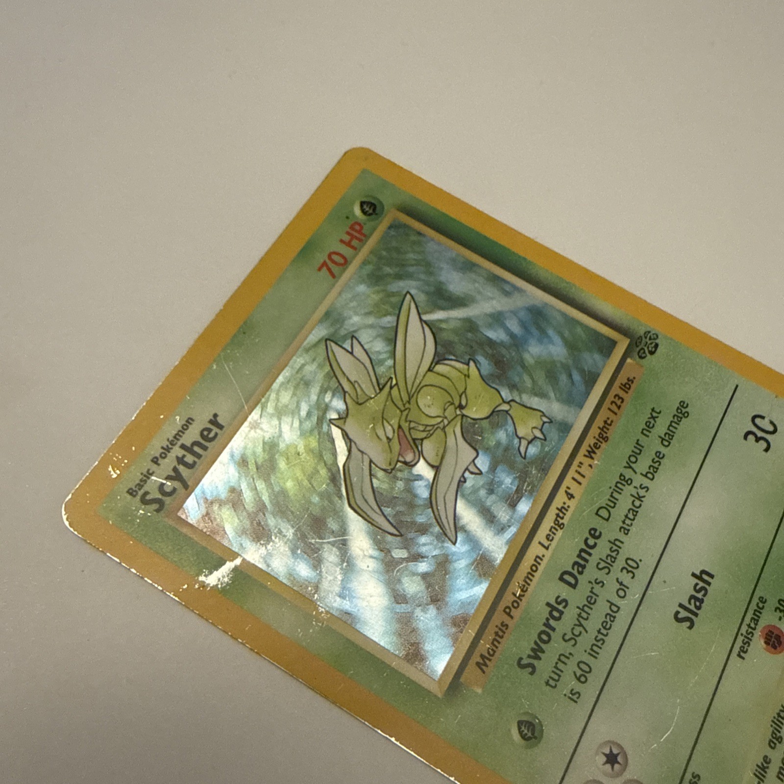 Scyther 017/130 Base Set holo rare