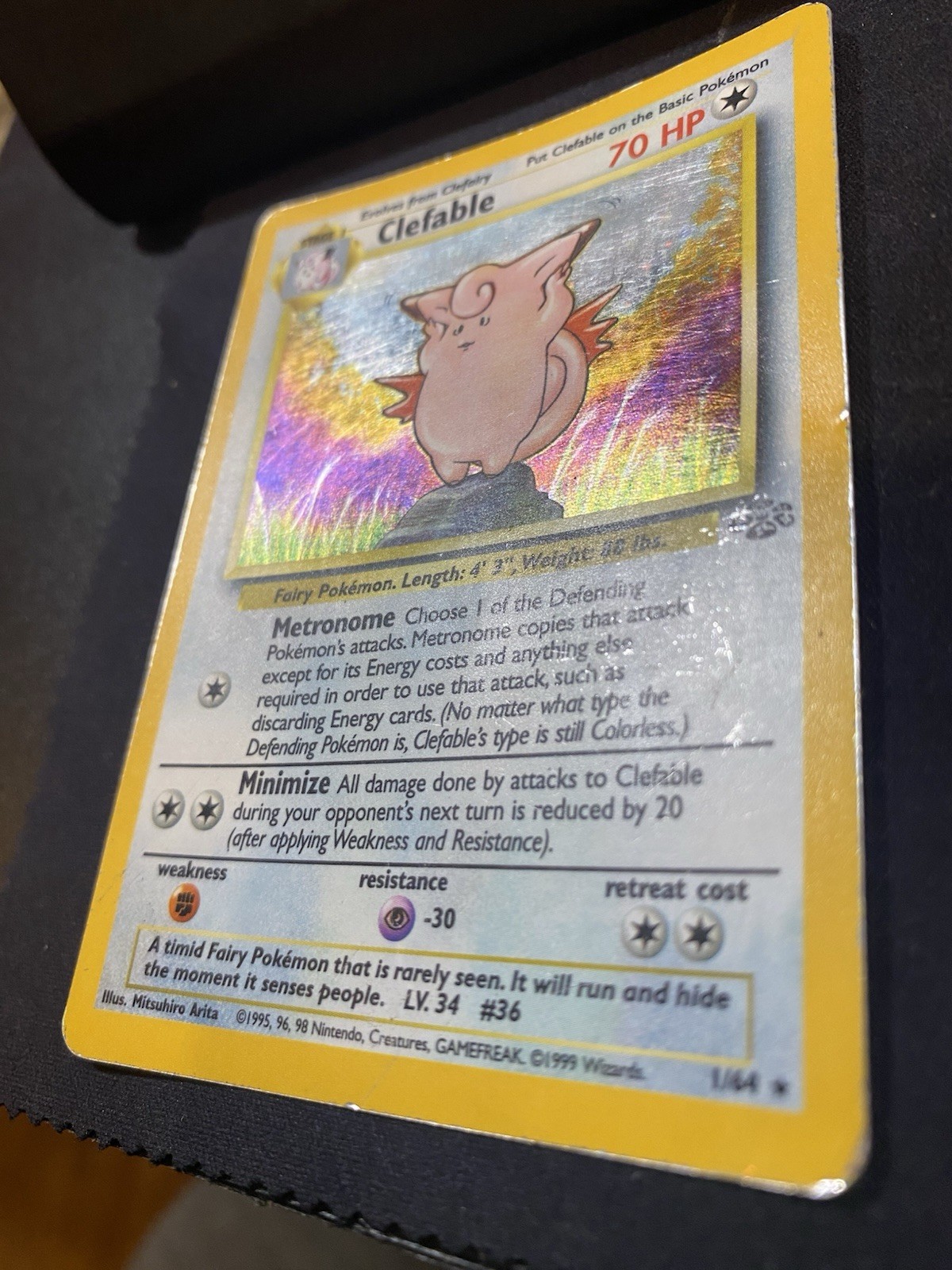 Clefable 01/64 Jungle Holo