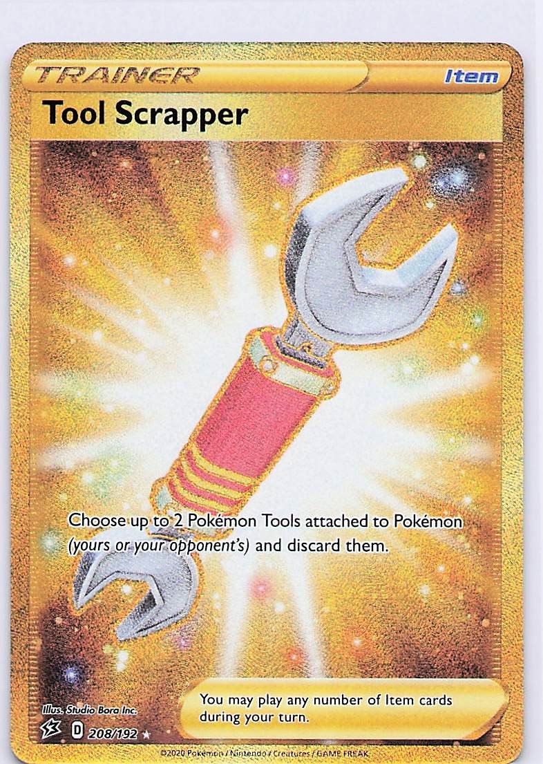 Tool Scrapper (Secret) Holo Secret Rare SWSH02: Rebel Clash 208/192 NM