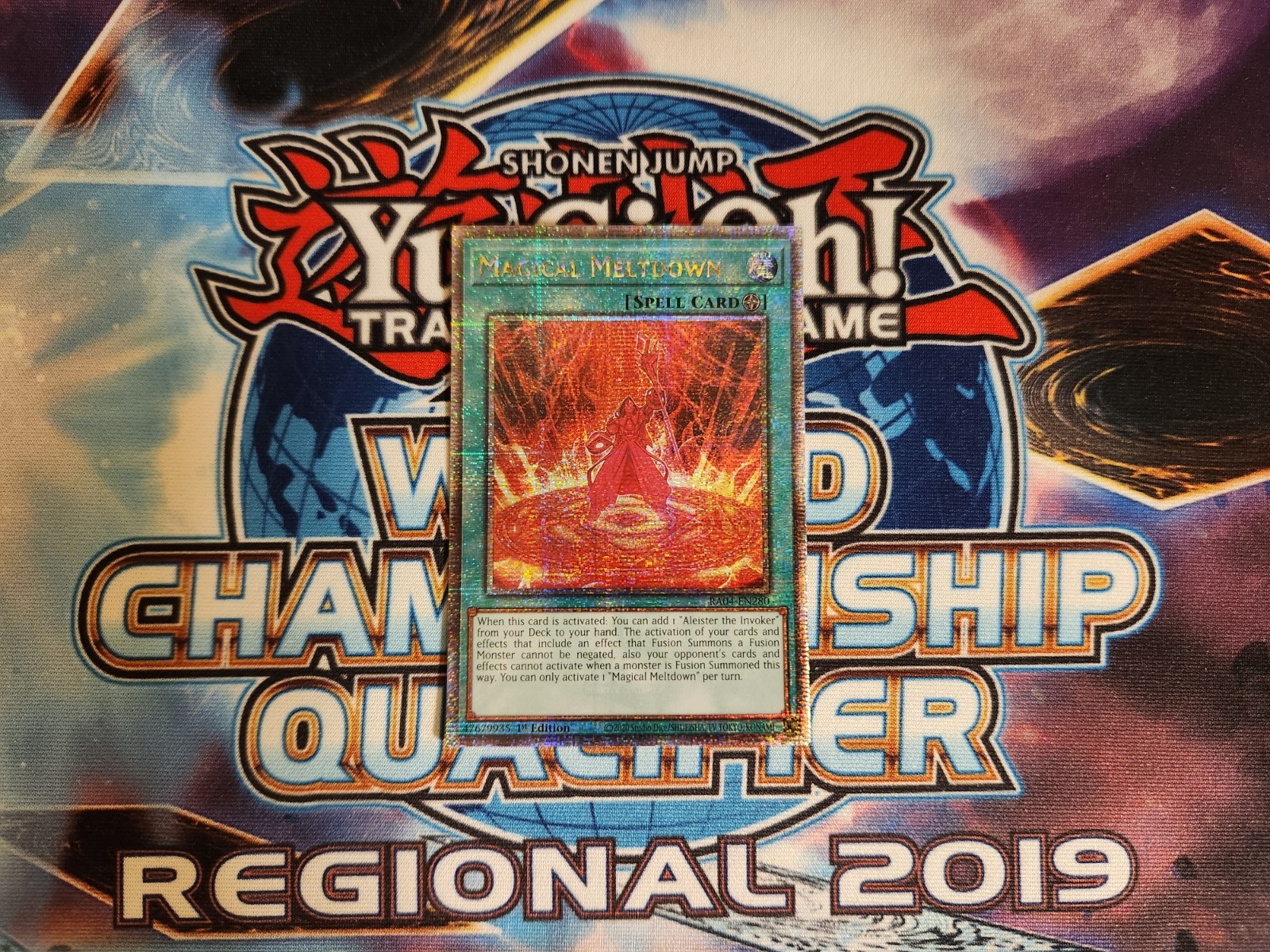 Yugioh Magical Meltdown – RA04-EN280 – Quarter Century Secret Rare – 1st Ed NM