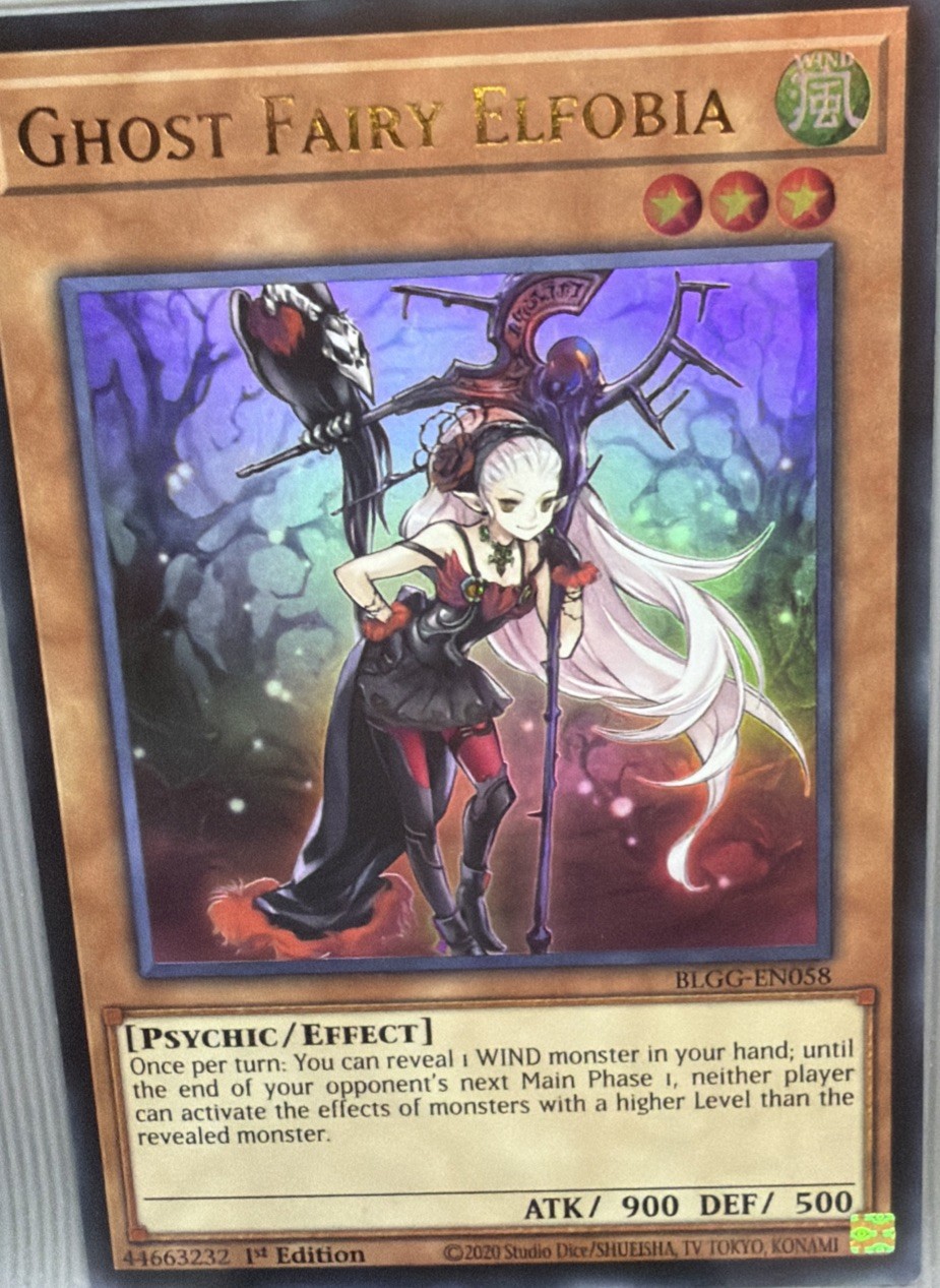 Ghost Fairy Elfobia Ultra Rare Battles of Legend: Glorious Gallery BLGG-EN058 NM