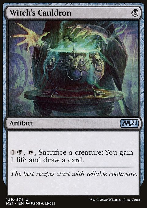 MTG Magic the Gathering Witch’s Cauldron (129/417) Core Set 2021 LP