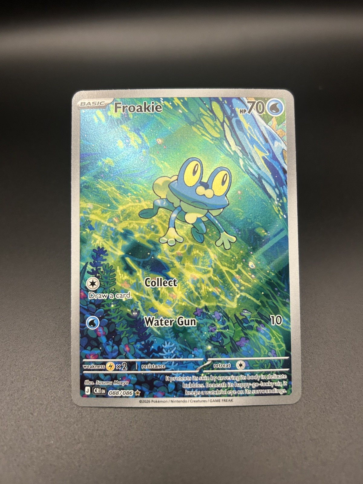 Froakie 088/086 Chaos Rising IR Pokemon TCG NM