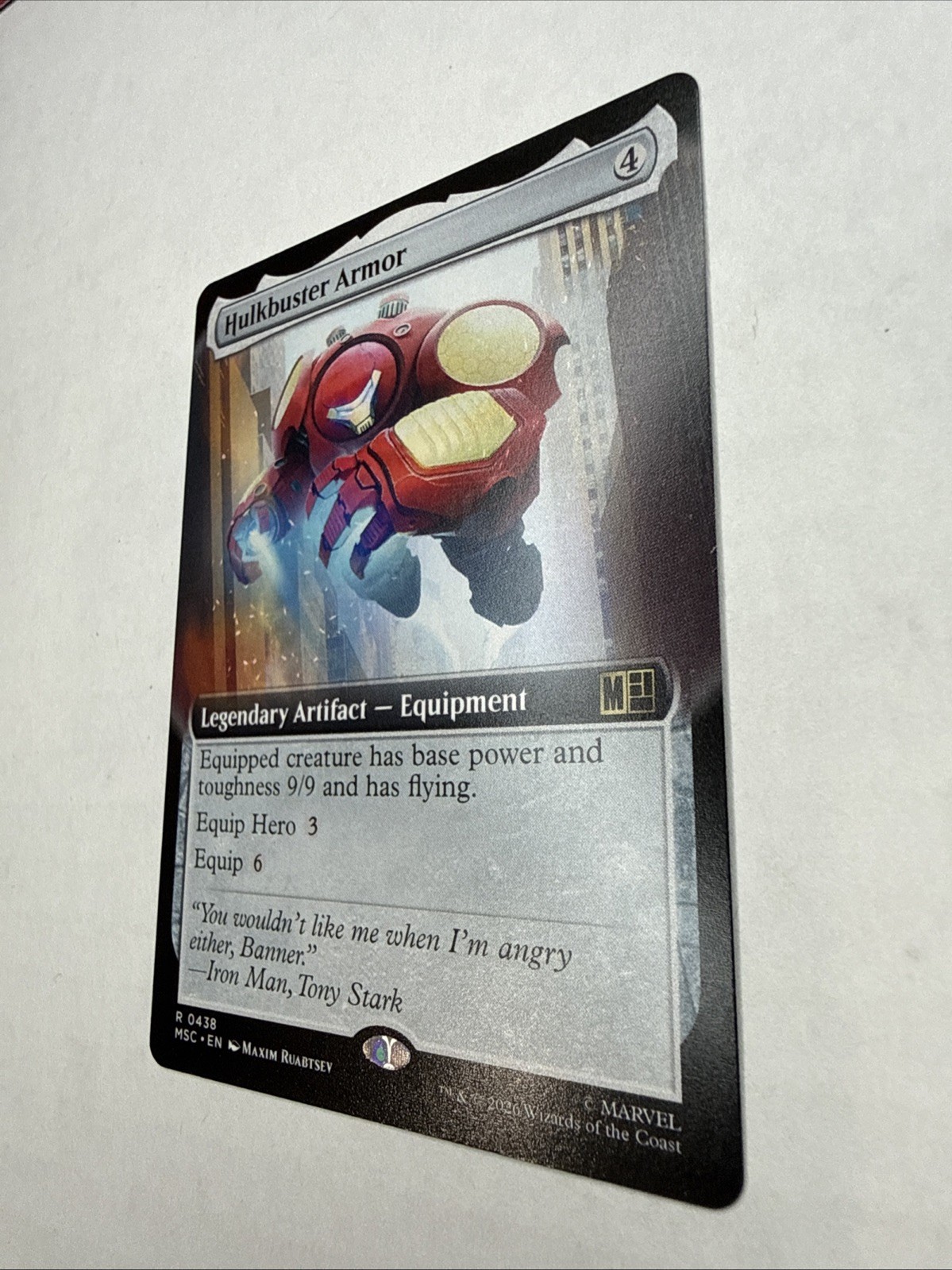 Hulkbuster Armor (Extended Art) Commander: Marvel Super Heroes Regular NM