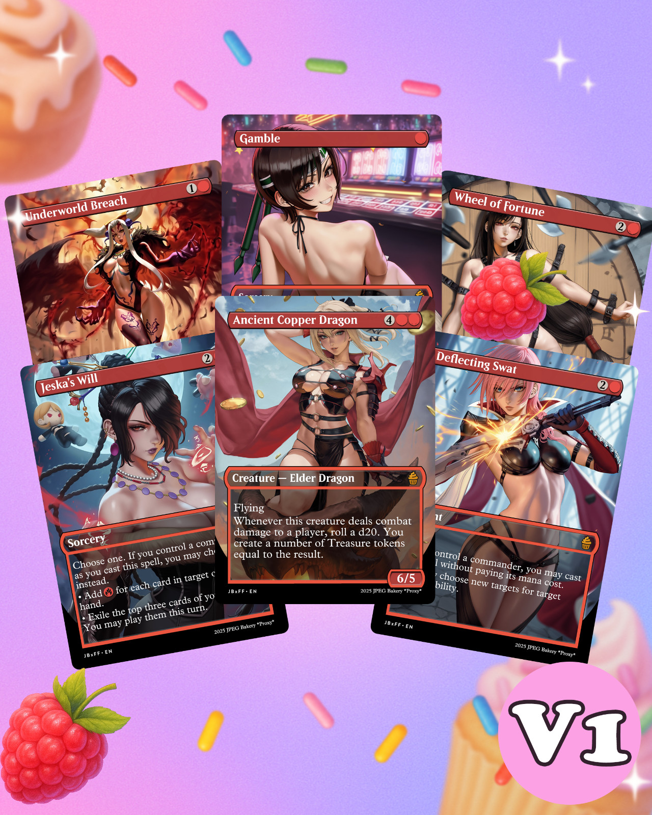 Red Commander Staples | MTG Premium Art Cards