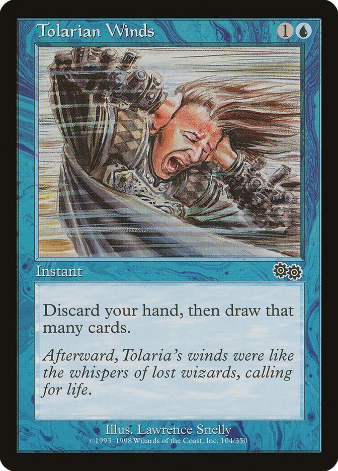 MTG Magic Tolarian Winds Urza’s Saga Regular 104 LP