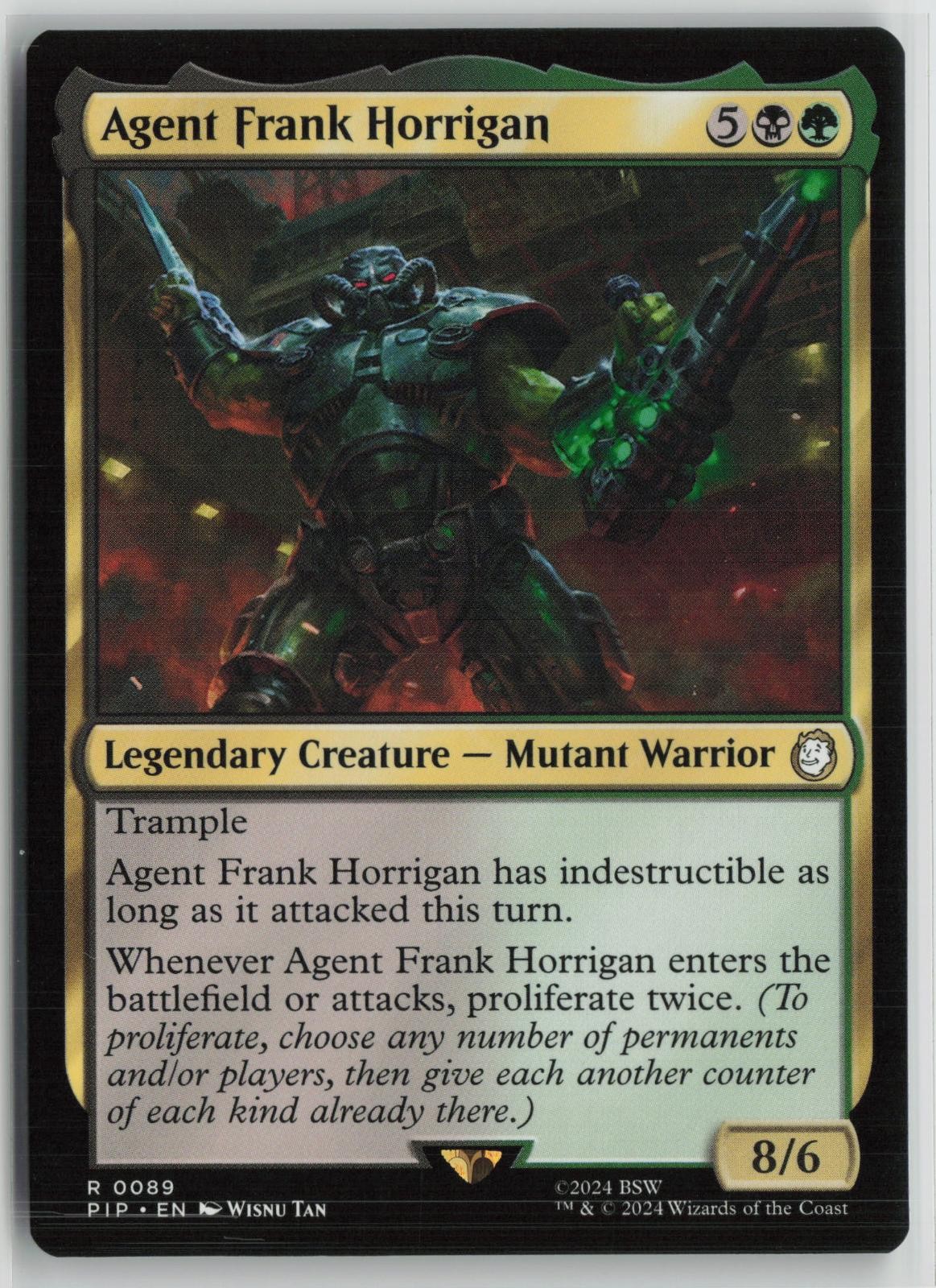 Agent Frank Horrigan LP 89 Universes Beyond: Fallout MTG