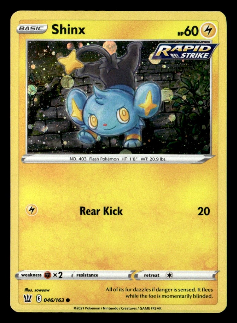 Shinx – (Cosmos Holo) Miscellaneous Cards & Products 046/163 NM Pokémon TCG