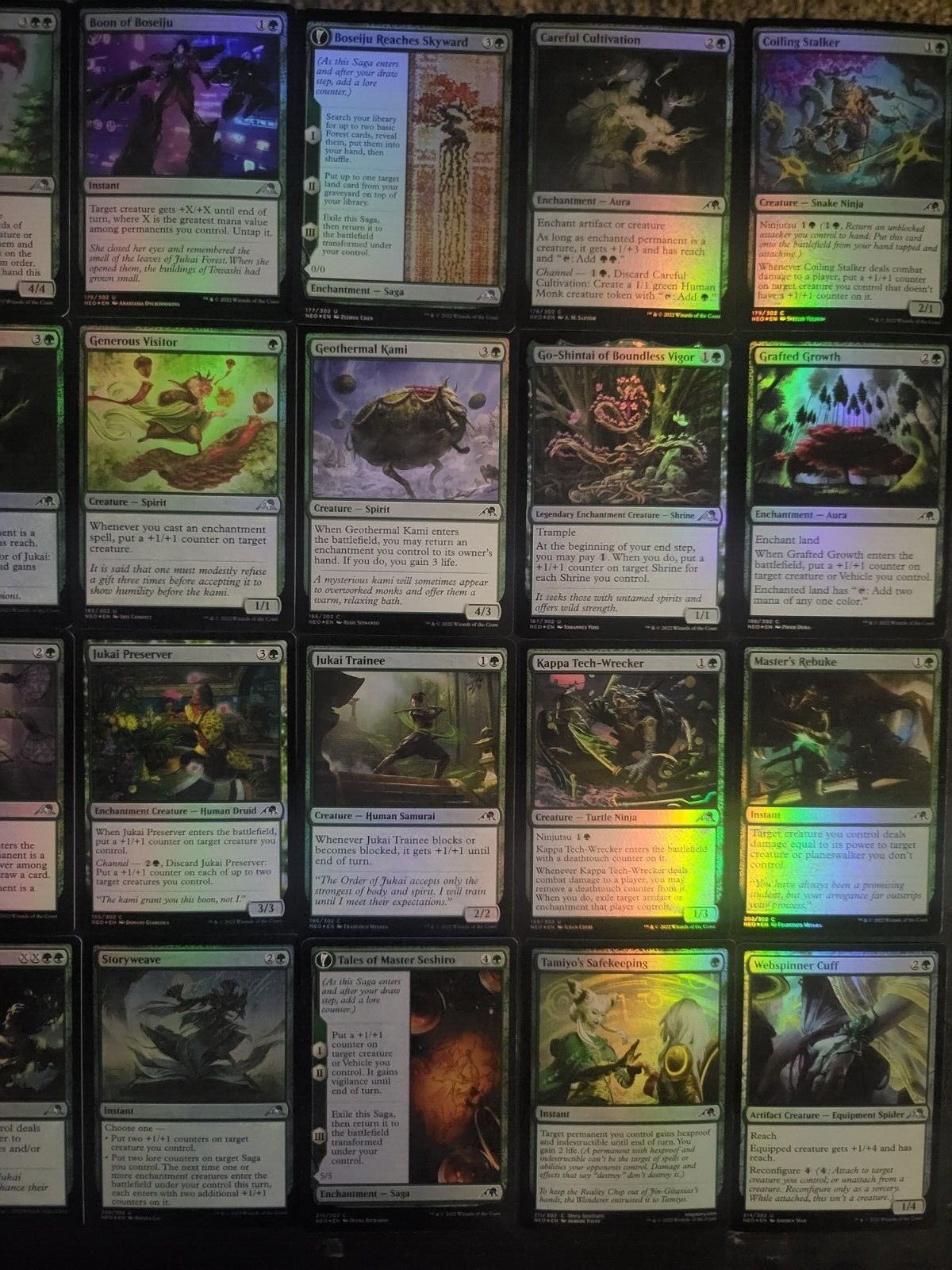 FOIL Common Uncommon Kamigawa Neon Dynasty Tamiyo Safekeeping Secluded Courtyard