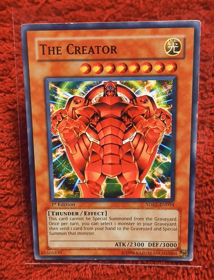 Yu-Gi-Oh! TCG The Creator sdrl-en014 1st edition 1996 thunder/effect