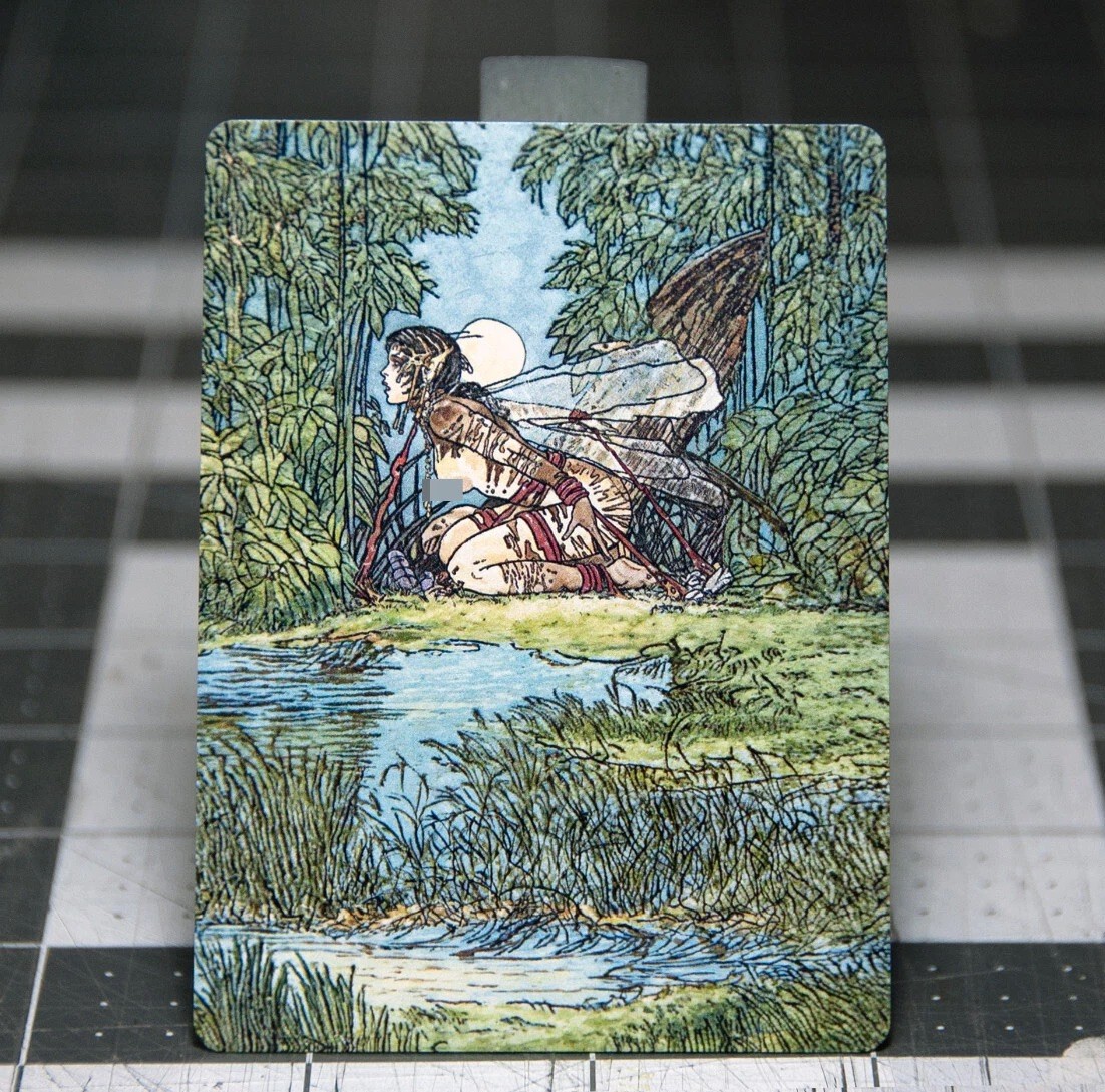 Bondage Fairy Earthbind MTG Satirical Altered Art