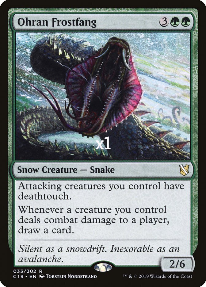 MTG C19 CMM Ohran Frostfang MINT (SELECT)
