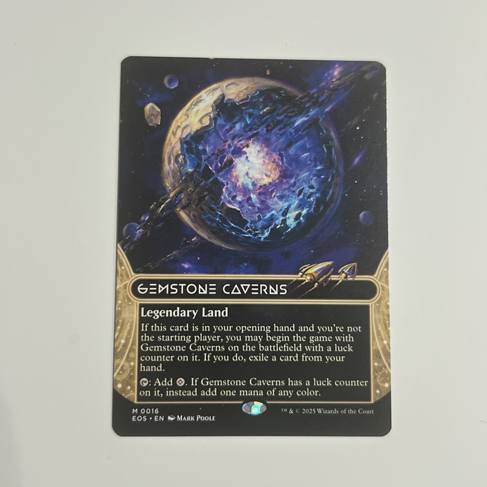 Gemstone Caverns (0016) (Borderless) Edge of Eternities: Stellar Sights Regular