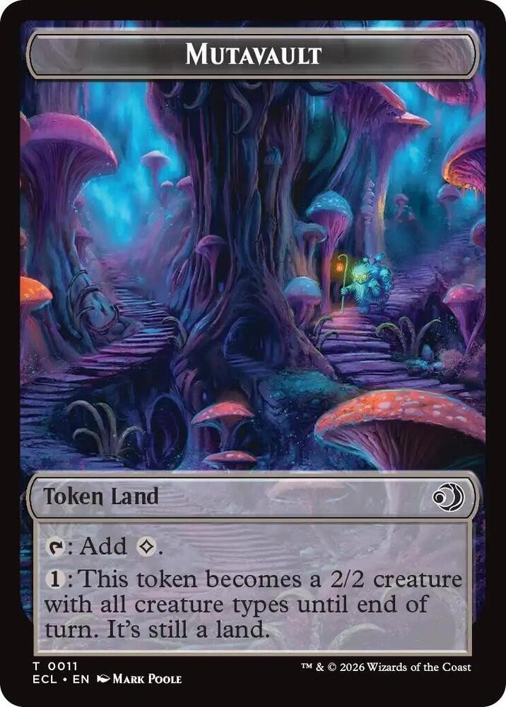 Elk // Mutavault Double-Sided Token NM EN 2 // 11 Lorwyn Eclipsed