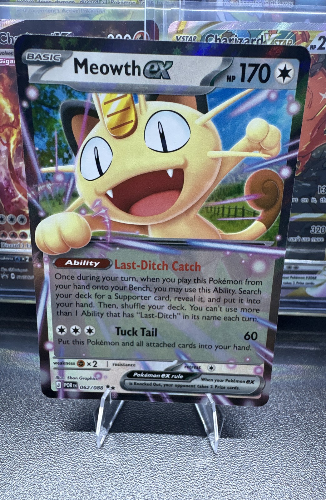 Meowth ex 062/088 Me03: Perfect Order Holo