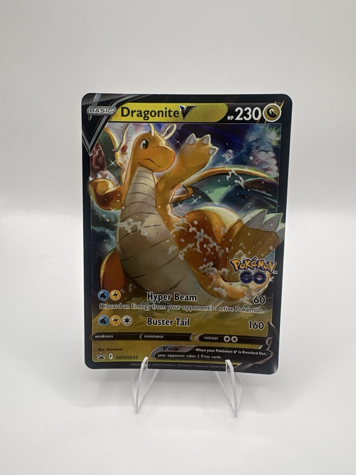 Dragonite V SWSH235 Holo Promo Sword & Shield Promo Pokemon Holo Near Mint