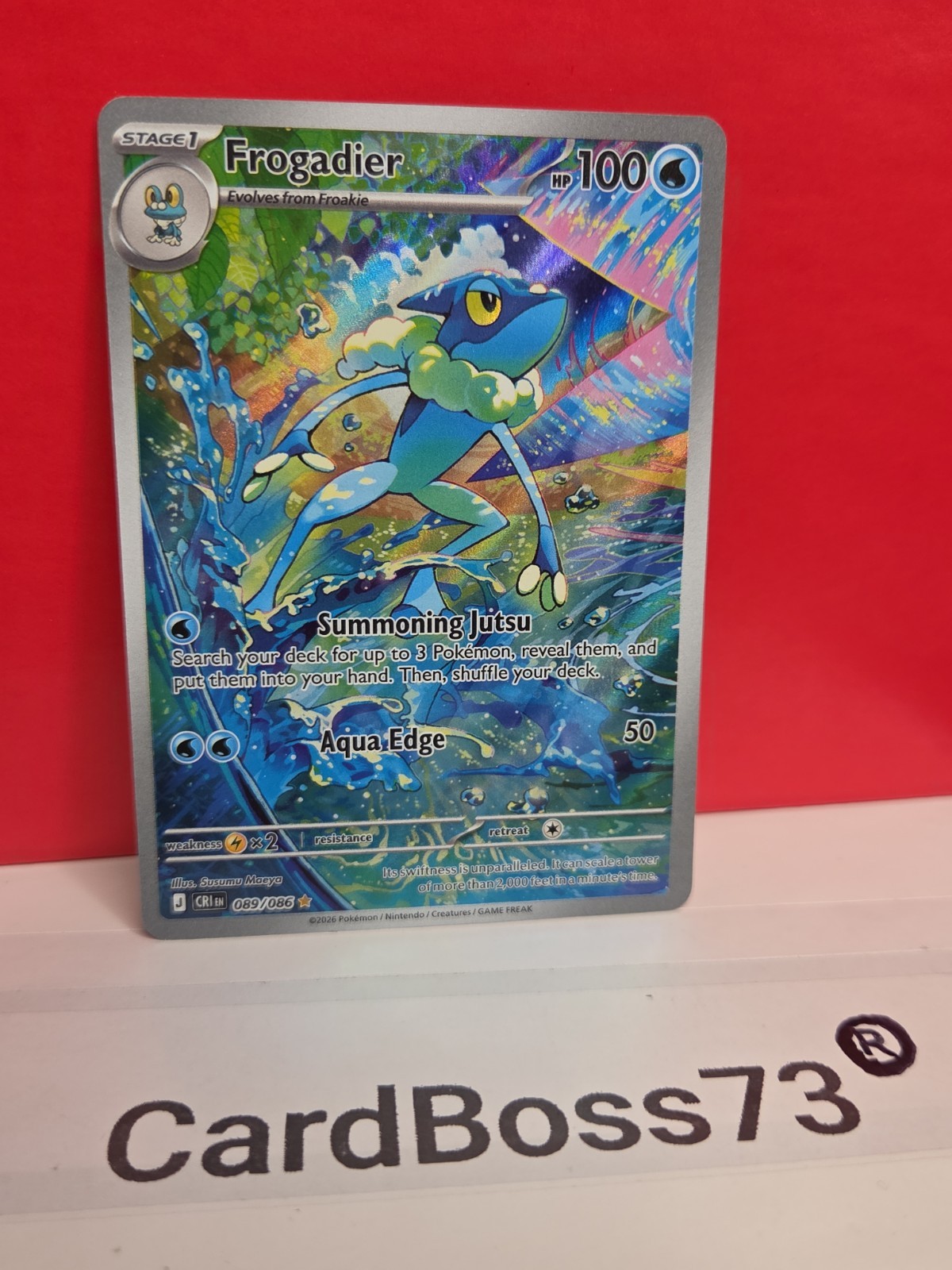 🔥 Frogadier 089/086 Me04: Chaos Rising Holo