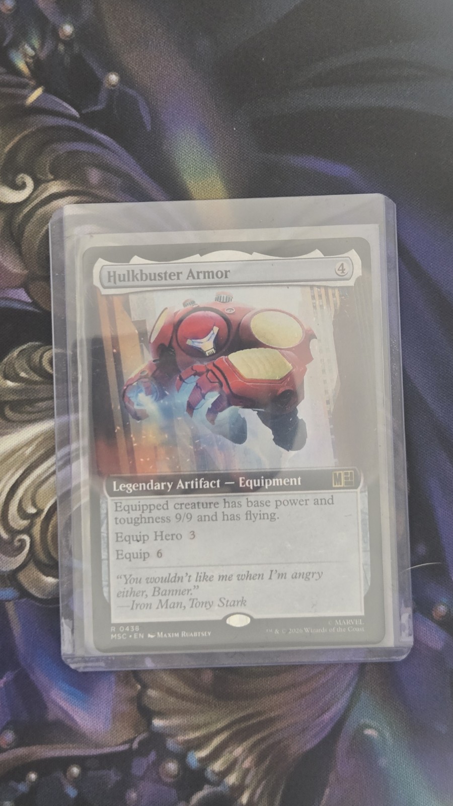 ~ Hulkbuster Armor (Extended Art) ~ NM ~ Commander: Marvel Super Heroes ~ MTG ~