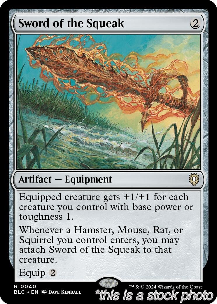 Sword of the Squeak [BLC – 40MagicNM