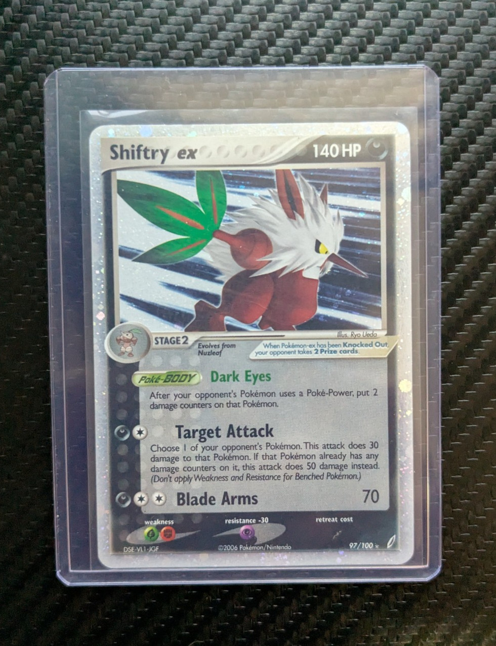 Shiftry EX 97/100 Crystal Guardians Holo Rare 2006 Vintage Pokemon TCG LP Great