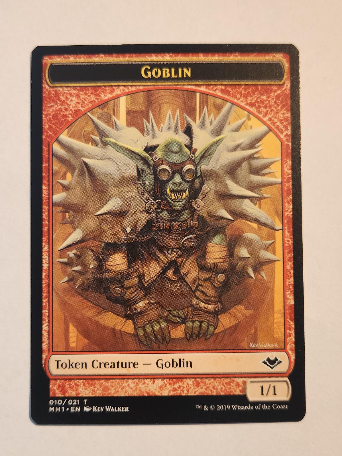 Goblin // Bear Double-Sided Token 10 / 11 Modern Horizons Magic The Gathering LP