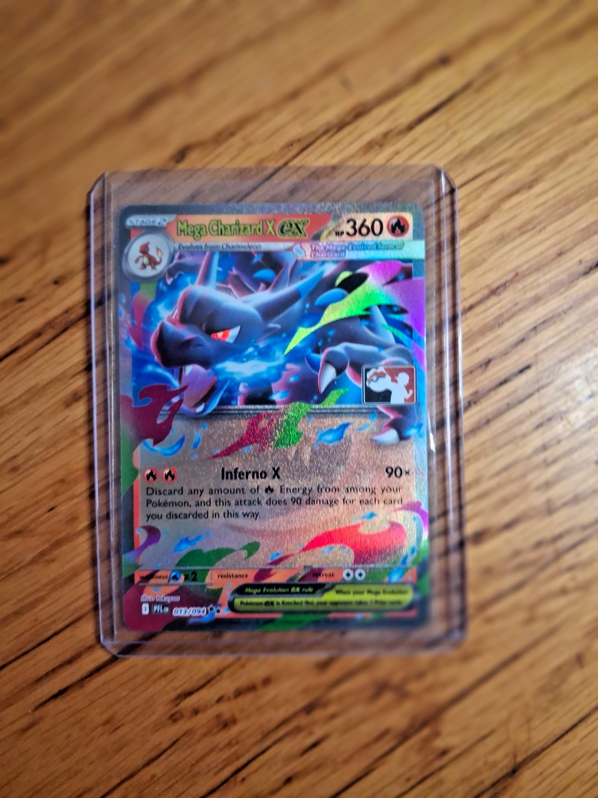 Mega Charizard X ex 013/094 Prize Pack Series Cards Holo