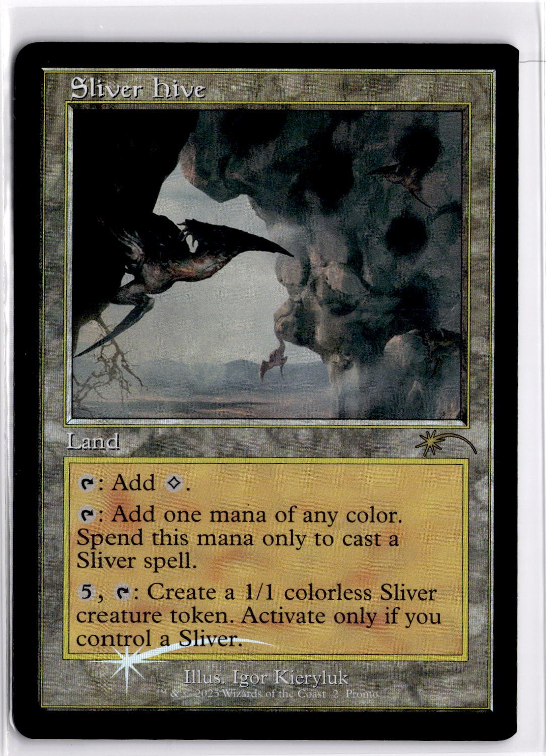 MTG Secret Lair Foil Sliver Hive (Retro Frame) 2 SLD P NM Scan MagicTheGathering