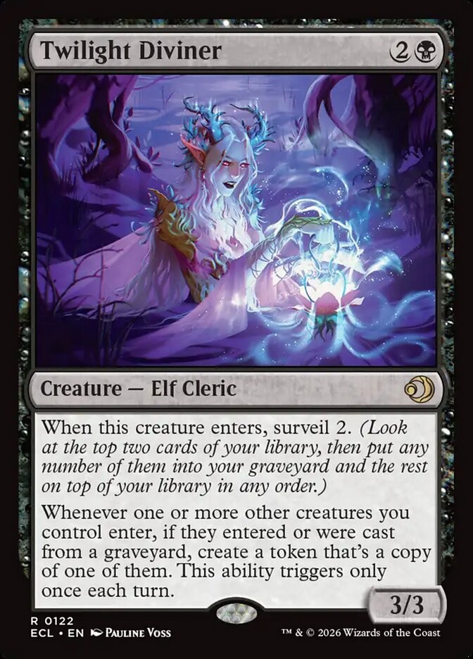 Twilight Diviner (122) Lorwyn Eclipsed ECL MTG Magic