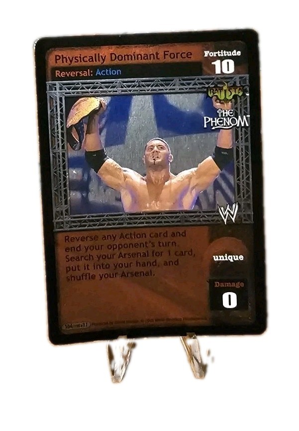 WWE WWF Raw Deal Batista 7-Card Superstar Card SET Including *Unleashed Bomb* UR