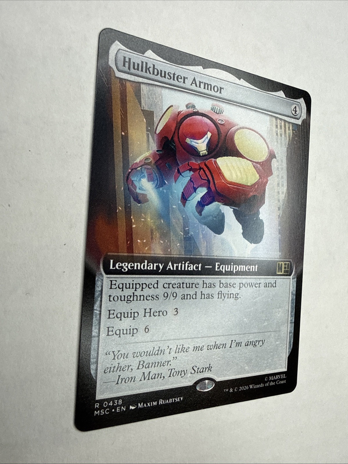 Hulkbuster Armor (Extended Art) Commander: Marvel Super Heroes Regular NM