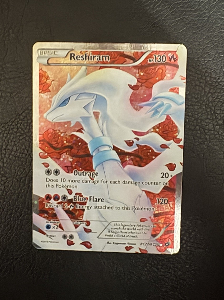 Reshiram (Full Art) RC22/RC25 Legendary Treasures: Radiant Collection NM/LP
