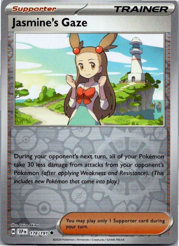 Jasmine’s Gaze – 178/191 Pokemon TCG Surging Sparks 178/191 Uncommon NM