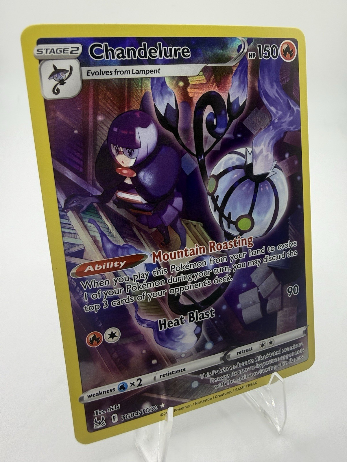 Chandelure – TG04/TG30 Ultra Rare Lost Origin M/NM Pokemon TCG