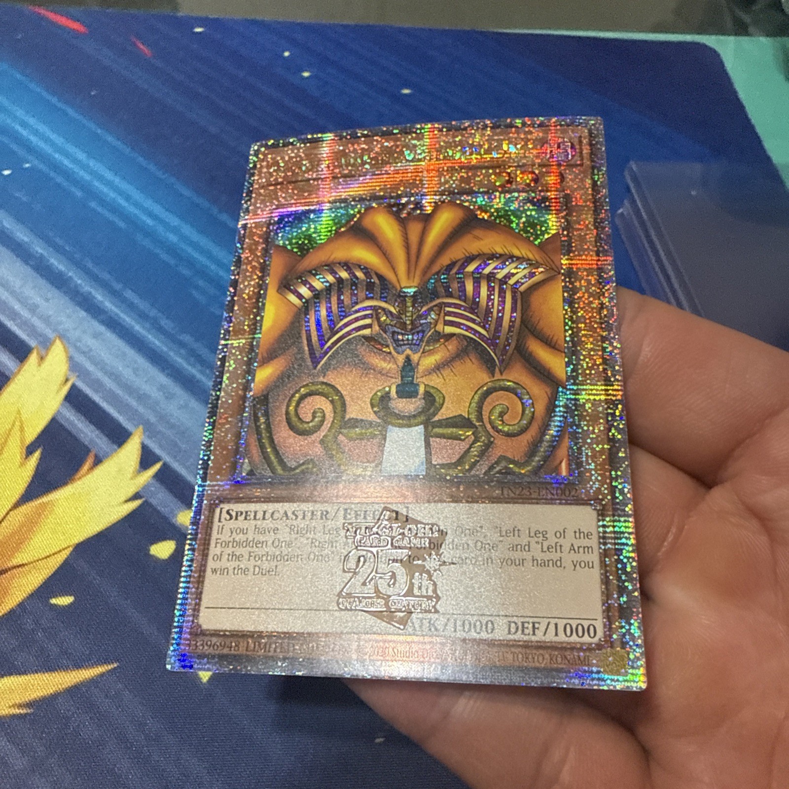 Exodia The Forbidden One TN23-EN002 Quarter Century Rare NM Yugioh Card